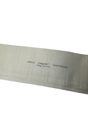 Vintage Kirsch Easy Pleat 100% Cotton Sanfordized Drapery Tape